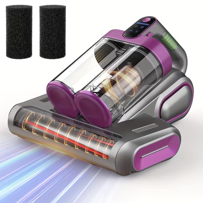 #ad 16Kpa Mattress Vacuum Cleaner UV C Bed Vacuum Hot Air Anti Dust Mite Handheld $93.58