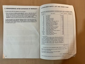 NES Nintendo Control Deck Instruction Booklet Manual System Console