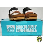 Reef Women's Cushion Vista Hi Platform Fashion Sandal Black Tan Duo Size 9M