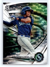2022 Bowman Platinum #TOP-67 Starlin Aguilar Top Prospects Ice Foilboard