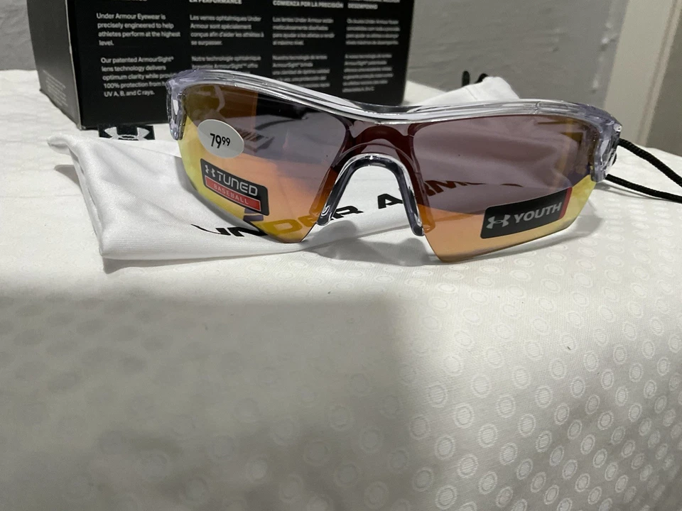 Under Armour Youth Tuned Baseball Menace Sunglasses Boys - Image 2 of 4
