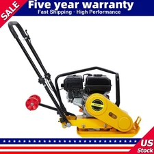 7HP Plate Compactor 212CC Gas Engine 4200Lb Compacting Force Jump Jack Compactor