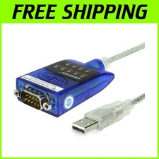 USB to RS-232 Serial Adapter with LED Indicators