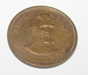 Andrew Jackson President USA Souvenir Token Medal Collector's Coin