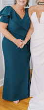 Alexander by Daymor Formal Deep Green Floor Length Formal Gown, Sz 16, EUC
