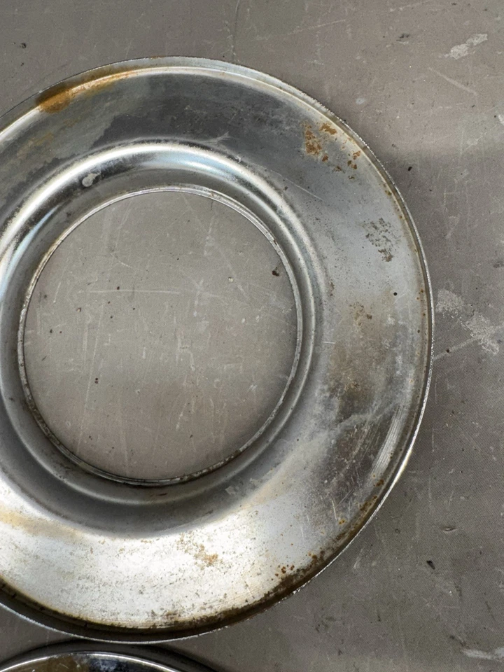 Filtro de aire cromado 4bbl Chevy Ford Mopar Pontiac Oldsmobile tapa base V8 V-8 rata Foto 4 de 4