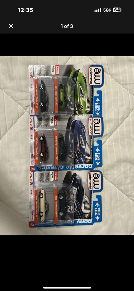 Johnny lightning/Auto world toy car collection lot  - Image 3 of 4