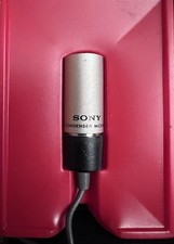 Sony ECM-16 Electret Condenser Microphone + OVP  Clip - Gebrauchsanweisung