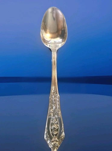 Wallace Silver ROSE POINT TEASPOON 6",, 26.5 grams  No Monogram