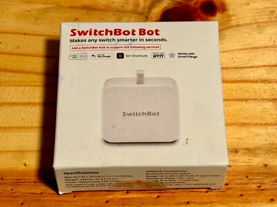 SwitchBot Smart Switch Button Pusher - No Wiring, Bluetooth App or Timer Control