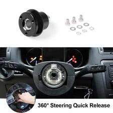 3 Bolts 360 Degree Steering Wheel Quick Release Disconnect Hub 3/4" Shaft Size