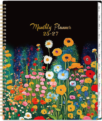 2025-2027 Monthly Planner - 2-Year Planner from July 2025 - June 2027, Academic 