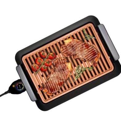 Gotham Steel Indoor Smokeless Grill Electric Grill Ultra Nonstick Electric Grill