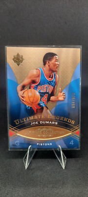 NBA Upper Deck 2008-09 Ultimate Collection Joe Dumars Numbered 378/499 #109