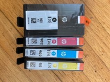 4 X Genuine HP 902XL/902 Black High Yield and Cyan/Magenta/Yellow Standard Yie