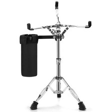 Snare Drum Stand with Drum Sticks Holder Double Braced Tripod Snare Stand Fit...