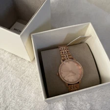 Michael Kors Melissa MK4369 Women’s Rose Gold Stainless Steel Watch w/ Box