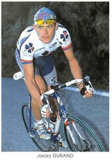 Radfahren 2001 " Jacky Durand - Team Franz&ouml;sische Des Jeux " Karte 10X15