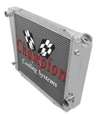4 Row Aluminum Champion Radiator For 1966 - 1977 Ford Bronco V8 Engine Mc521 4 Row Aluminum Champion Radiator For 1966 - 1977 Ford Bronco V8 Engine Mc521