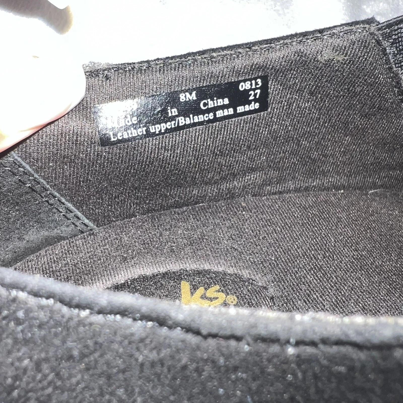 Scarpe Clarks pieghevoli slip on taglia 8 mocassino nero pelle scamosciata stivaletti comodi