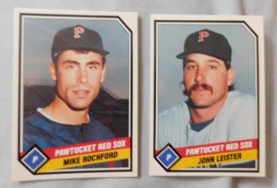 1989 CMC Pawtucket Red Sox Baseball Card Pick one