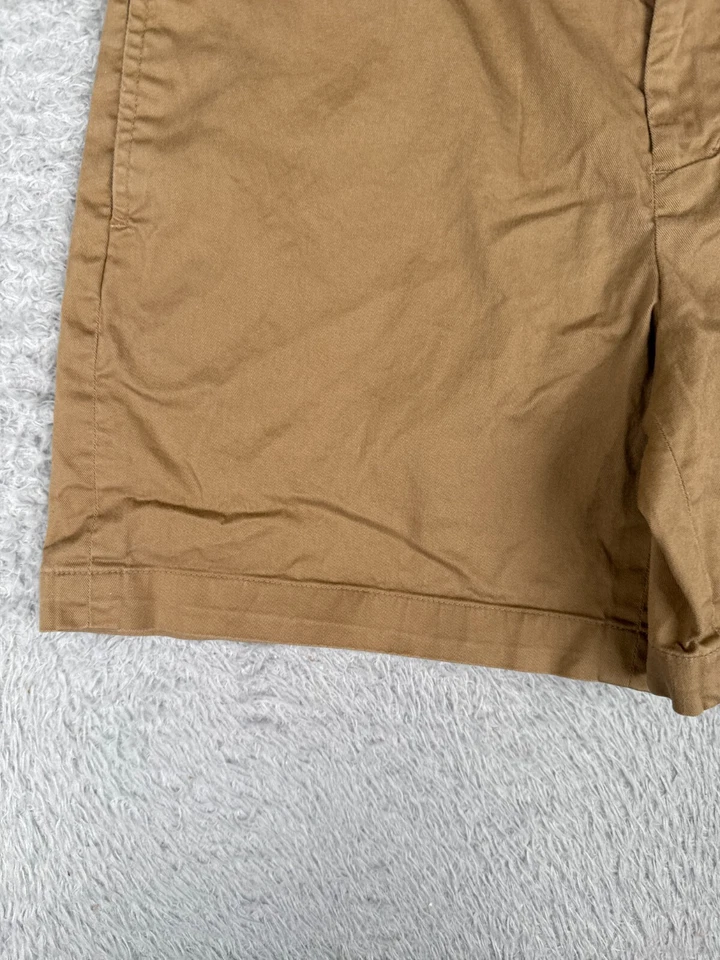 Pantalones Cortos DE COLECCIÓN Lauren Ralph Lauren Mujer 2P Beige Chino LRL Algodón Caminata Campamento Foto 3 de 4