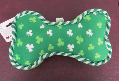 plush bone shaped dog toy