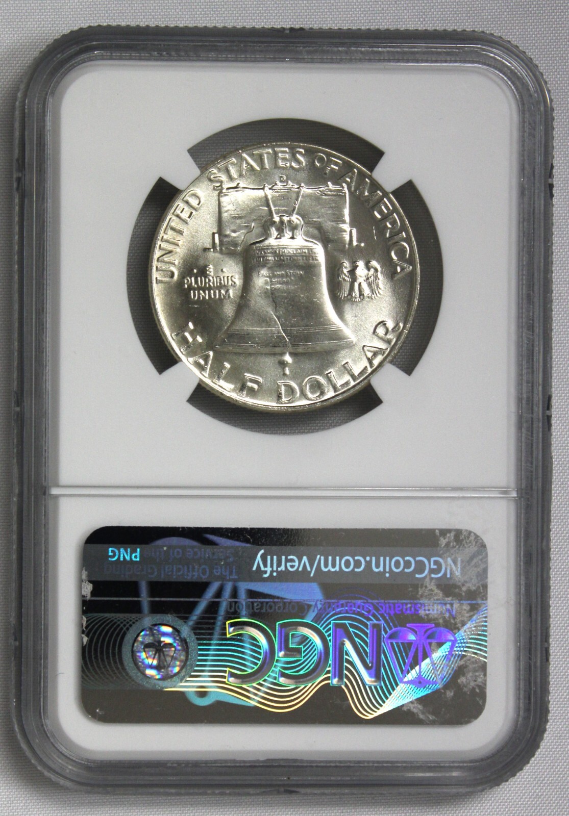 1954-D Franklin Half Dollar - NGC MS64 FBL - White Label !!