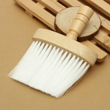 Salon Barber Neck Duster with a wooden handle