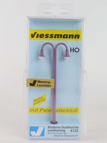 6122 VIESSMANN H0 - FAROL MODERNO 2 GLOBOS HO (c15) | Condition: Nuevo