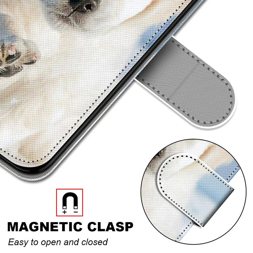 For Samsung Galaxy A56 A36 A26 A16 Magnetic Leather Flip Stand Card Wallet Case - Image 4 of 4