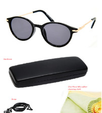 Sun Readers Full Lens Round Reading Sunglasses Retro Oval Frame