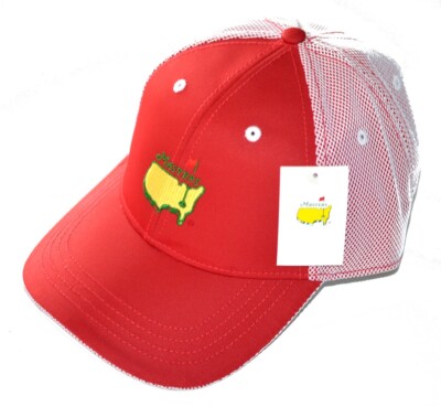 2020 MASTERS (RED/WHITE) MESH TECH STRUCTURED Golf HAT from AUGUSTA NATIONAL