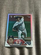 62511 2023 Topps Update RC Rainbow Foil Cody Bradford Texas Rangers