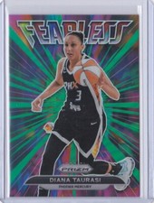 2022 Panini Prizm Fearless Green Prizm Diana Taurasi #7 Phoenix Mercury WNBA