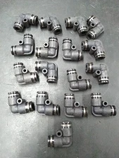 (17) Pisco PV6 Push-to-Connect Elbow Union 6mm OD Tube to 6mm OD Tube