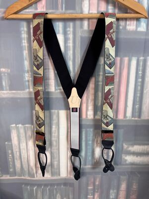 Unique and Rare Albert Thurston Braces (Suspenders) Not standard production i...