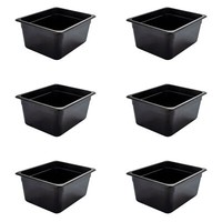Acmax 6 StüCk Gn 1/2 GastronormbehäLter Gn BehäLter 9,5 Liter Tiefe 150 Mm Kunst