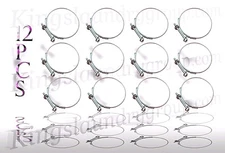 12pcs Brand New 2-3/4" X 3-1/8" Hose Clamp For Wascomat 787104 