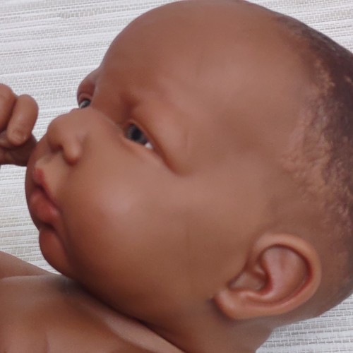 African American Girl realistische 14 Zoll Neugeborenes Baby Berenguer 23-06 lebensechte Puppe - Bild 18 von 21