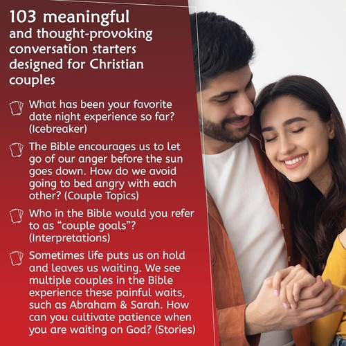 Christian Culture Couples Edition NEW CARD Game Conversation Starters Ages 18+ - Picture 3 of 6