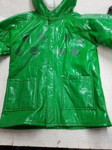 Toddlers Frog Rain Coat Size 2 T - Picture 4 of 9