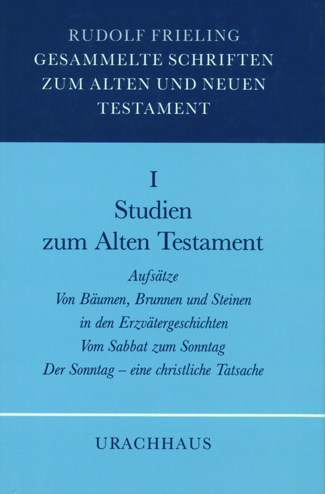 Thumbnail - Studien Zum Alten Testament | Rudolf Frieling | Buch | 226 S. |