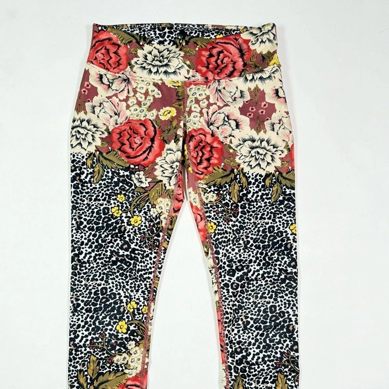 burton lightweight cheetah floral print leggings