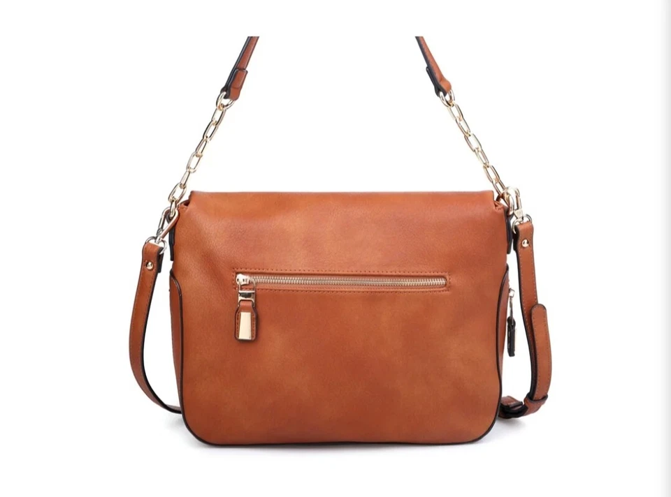 Nuevo Urban Expression Vegano "Bolso Mensajero Maisy" Se ve y se siente como cuero Foto 2 de 4