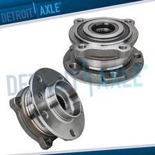AWD Front Driver and Passenger Side Wheel Bearing Hubs for 2007 - 2018 BMW X5 X6