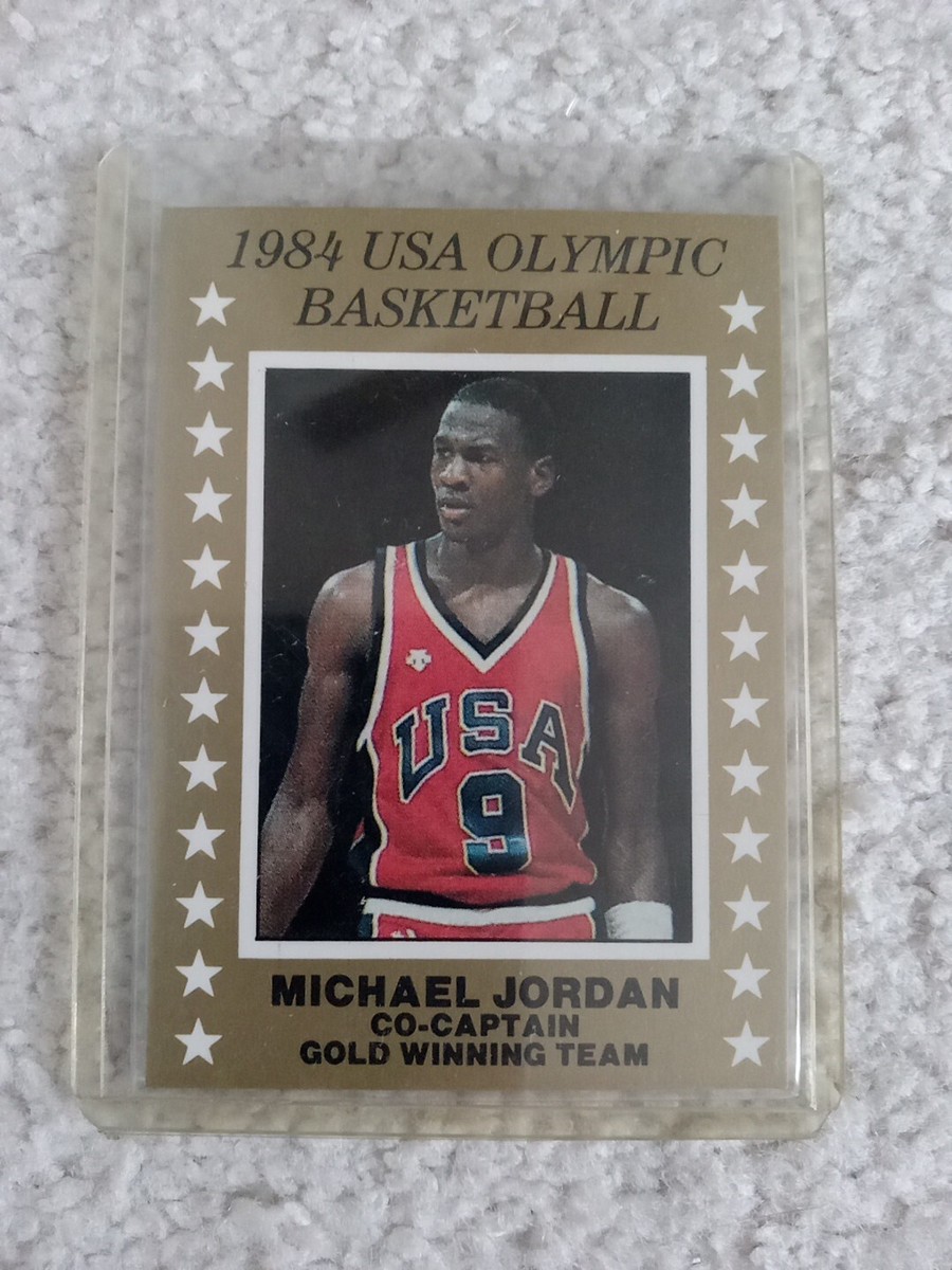1984 Team USA Olympic Basketball MICHAEL JORDAN Rookie Card RARE