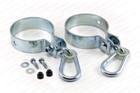 2X Schaukelhaken FüR Rundholz Ø 10 Cm Schaukelschelle Rund + Karabiner-Haken