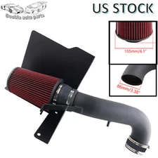 For 2007-08 GMC Tahoe Yukon 4.8L 5.3L V8 Black Cold Air Intake System Filter Kit