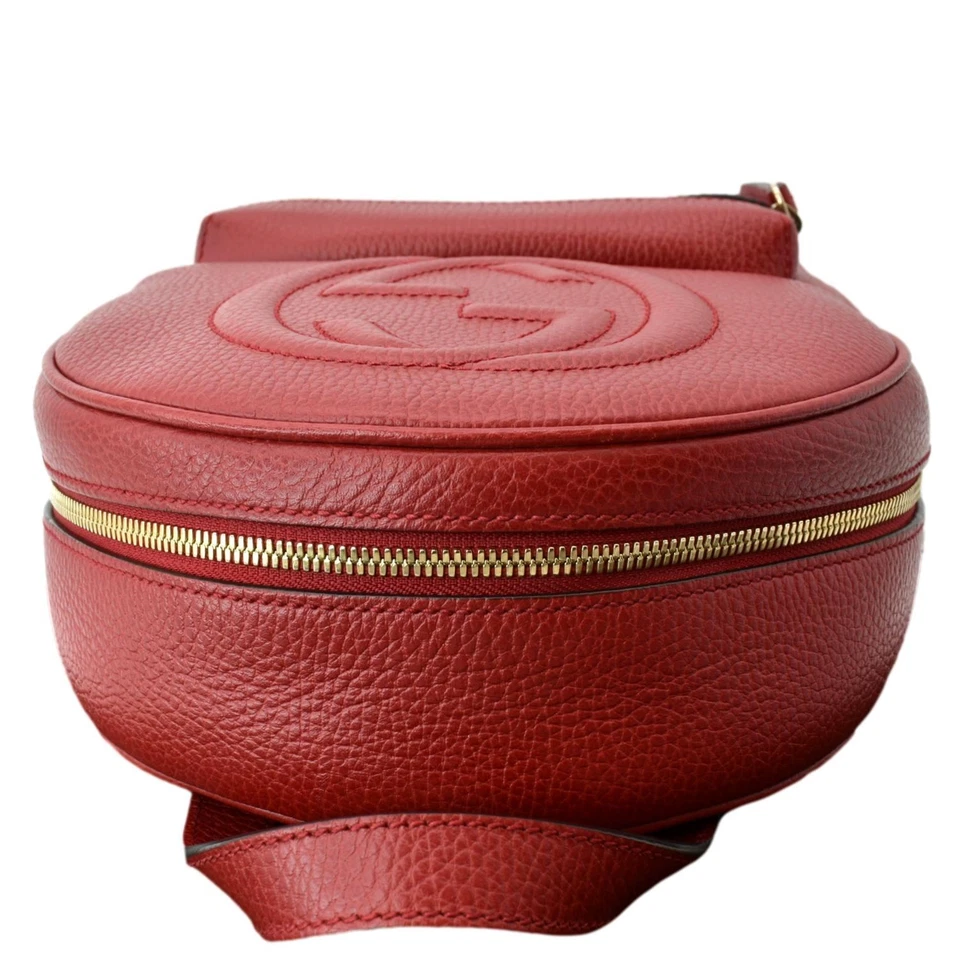 Mochila GUCCI Soho de cuero con cadena roja 536192 Foto 4 de 4